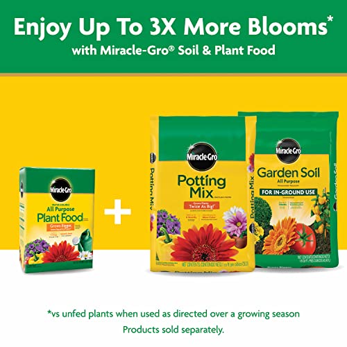 Miracle-Gro Water Soluble All Purpose Plant Food, Fertilizer for Indoor or Outdoor Flowers, Vegetables or Trees, 10 lbs.