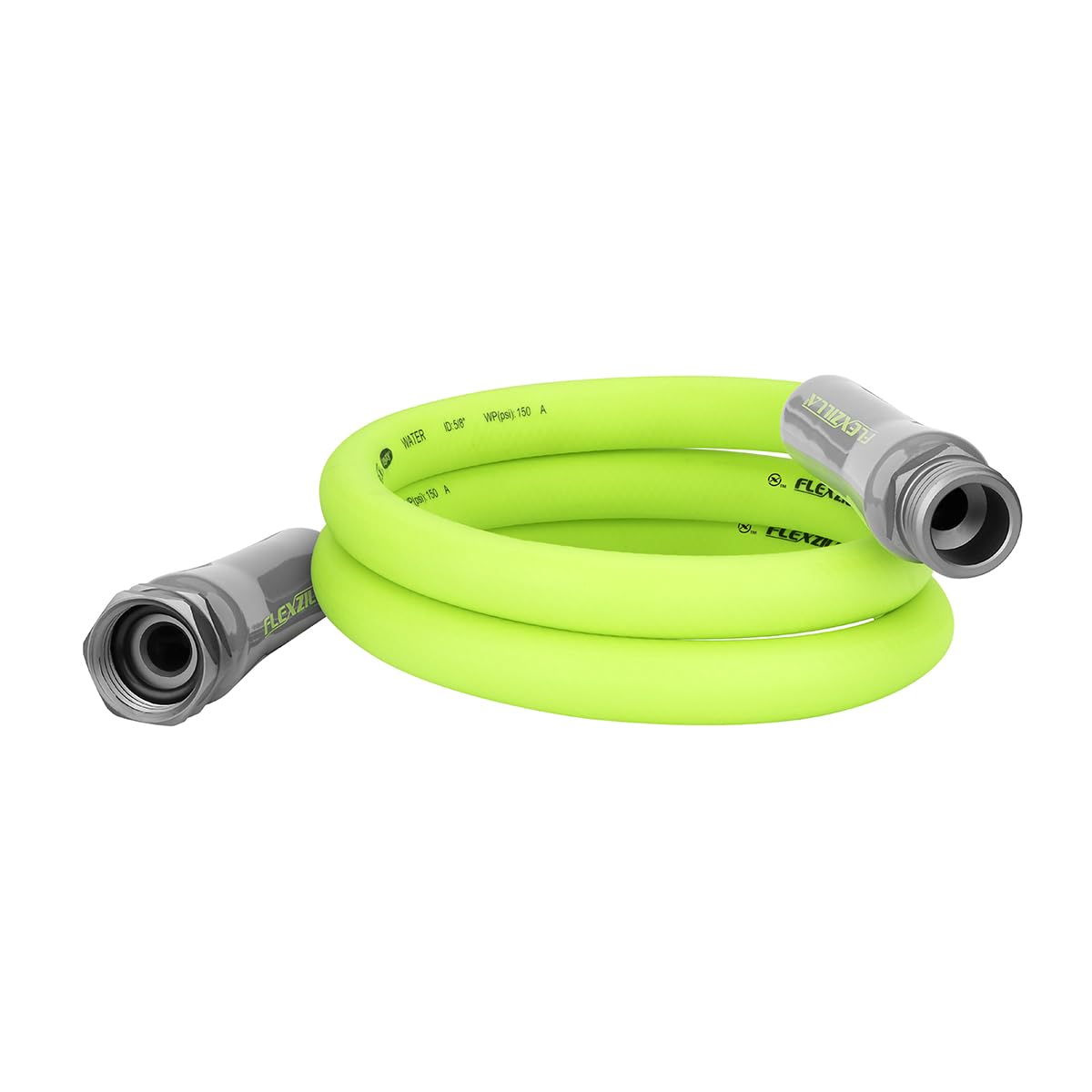 Flexzilla Garden Hose 5/8 in. x 50 ft, Heavy Duty, Lightweight, Drinking Water Safe, ZillaGreen - HFZG550YW-E