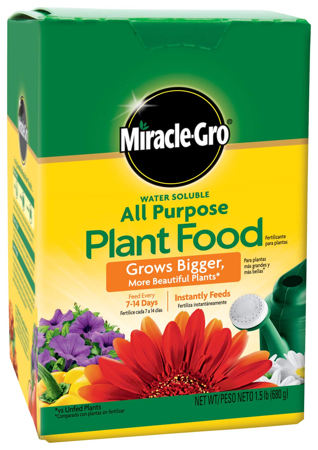 Miracle-Gro Water Soluble All Purpose Plant Food, Fertilizer for Indoor or Outdoor Flowers, Vegetables or Trees, 10 lbs.