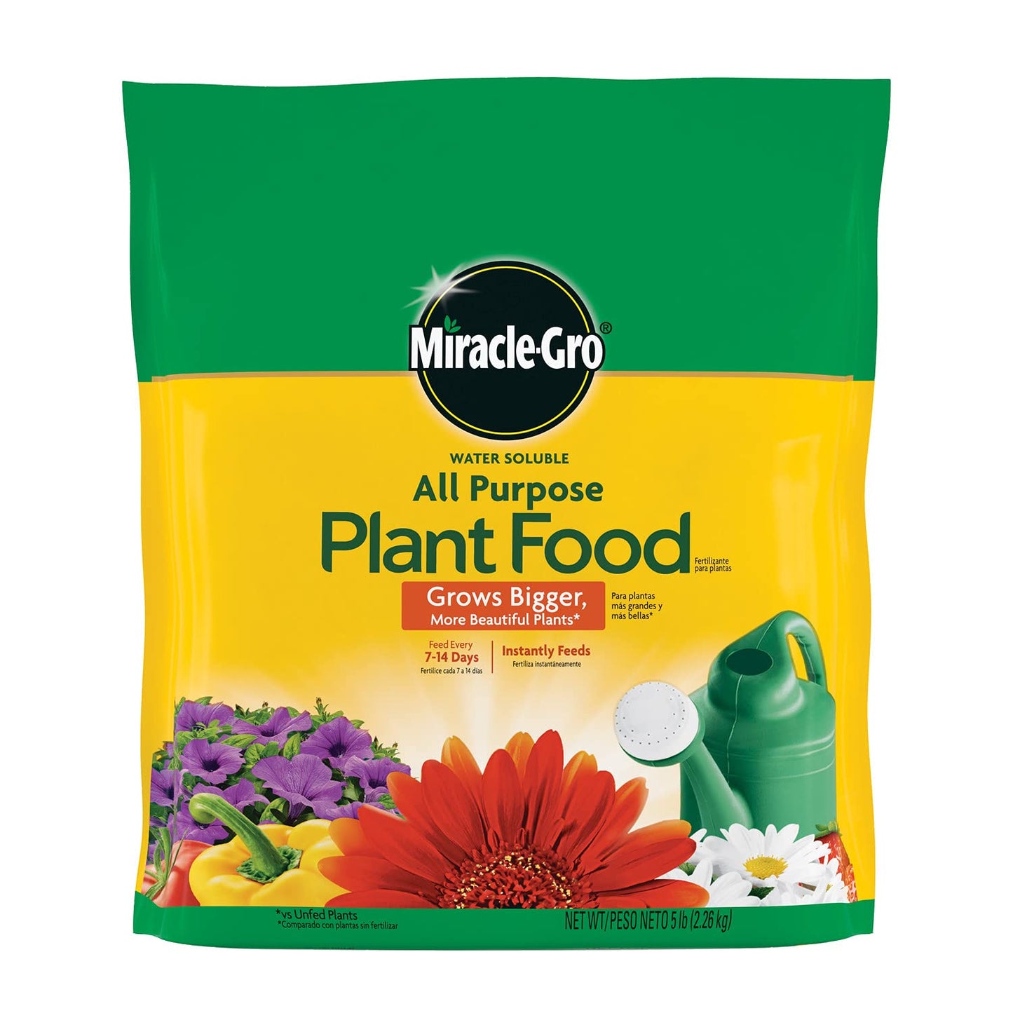 Miracle-Gro Water Soluble All Purpose Plant Food, Fertilizer for Indoor or Outdoor Flowers, Vegetables or Trees, 10 lbs.