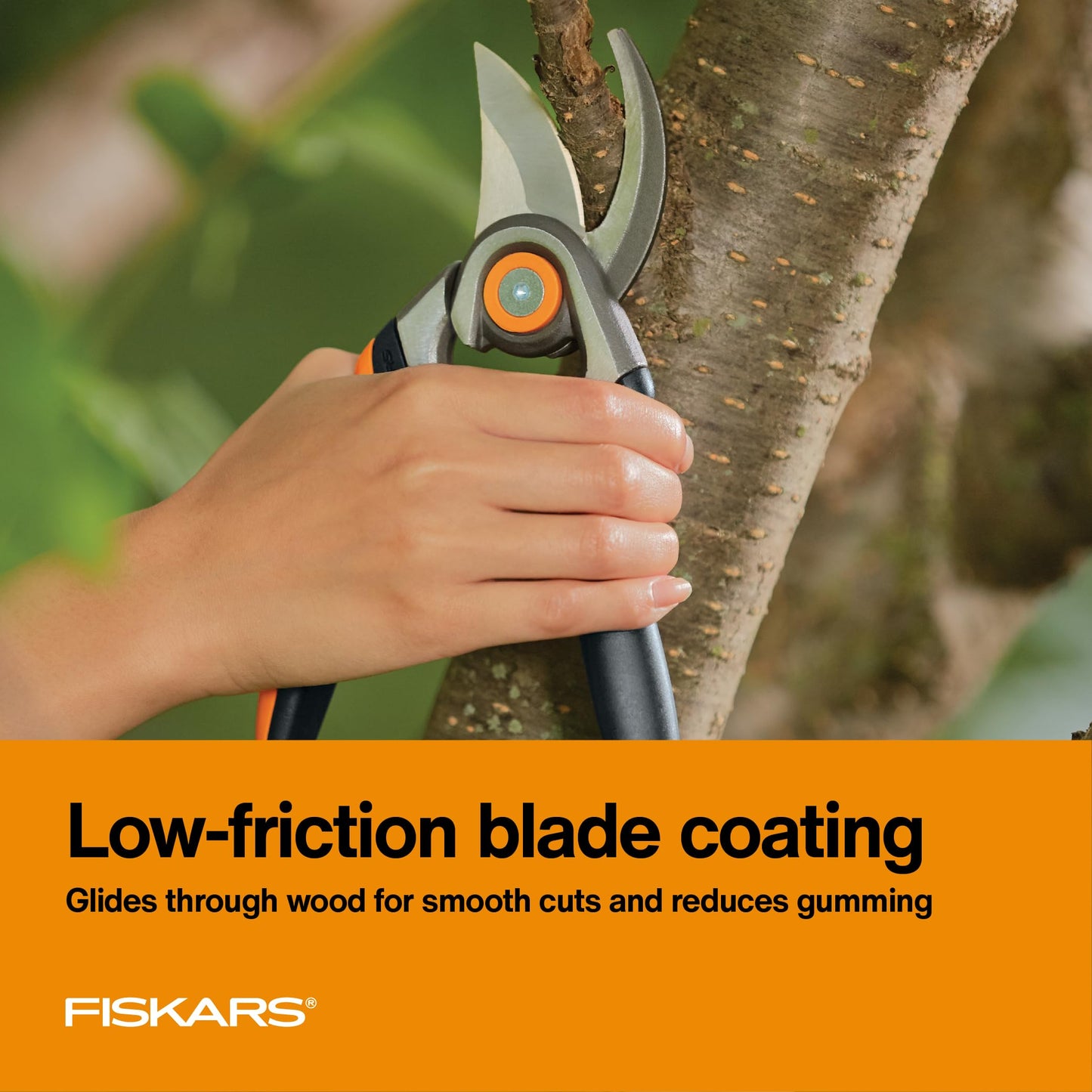 Fiskars Bypass Pruning Shears, 5/8-Inch Cut Capacity Garden Clippers, Gardening Scissors with Sharp, Rust Resistant Steel Blade