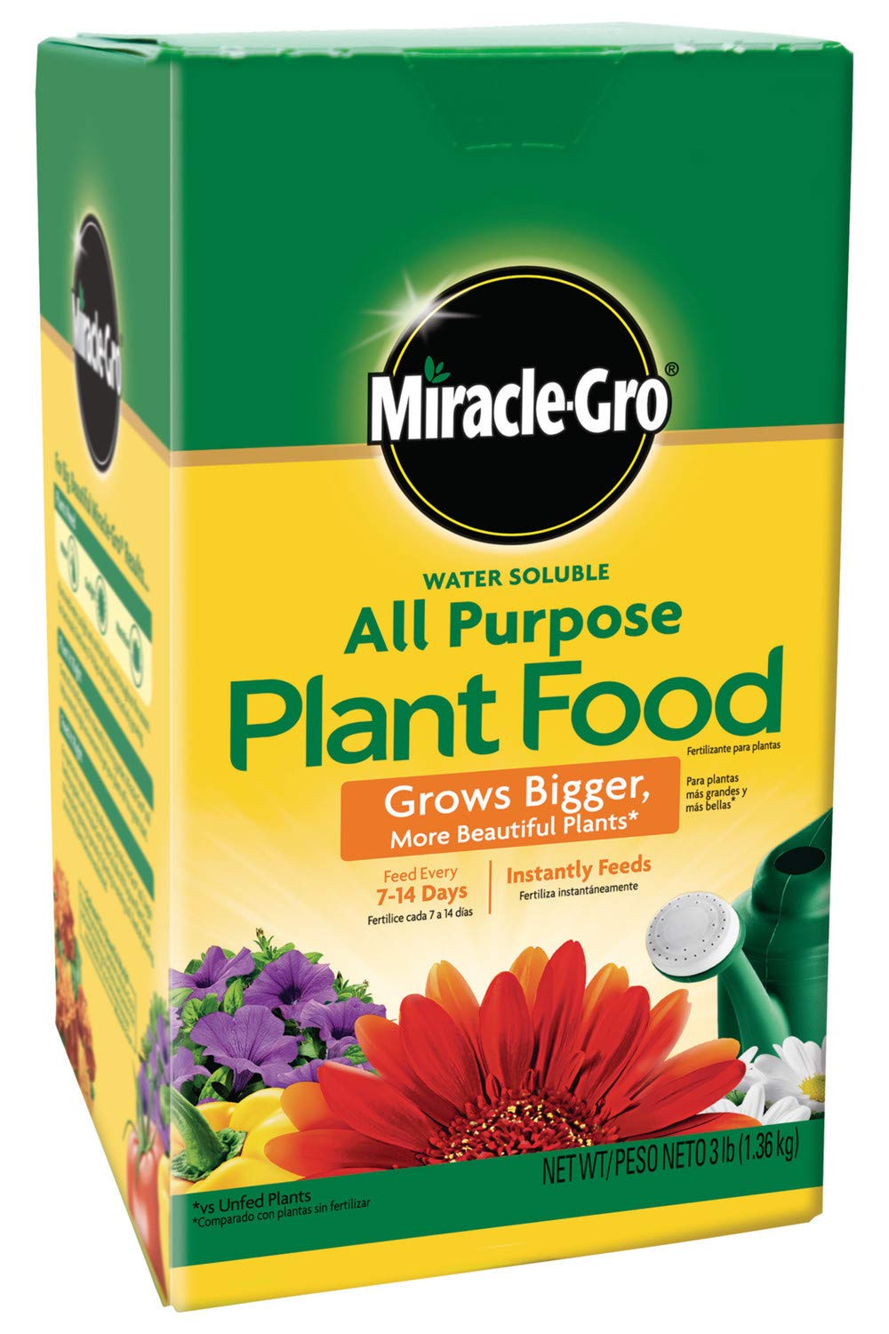 Miracle-Gro Water Soluble All Purpose Plant Food, Fertilizer for Indoor or Outdoor Flowers, Vegetables or Trees, 10 lbs.